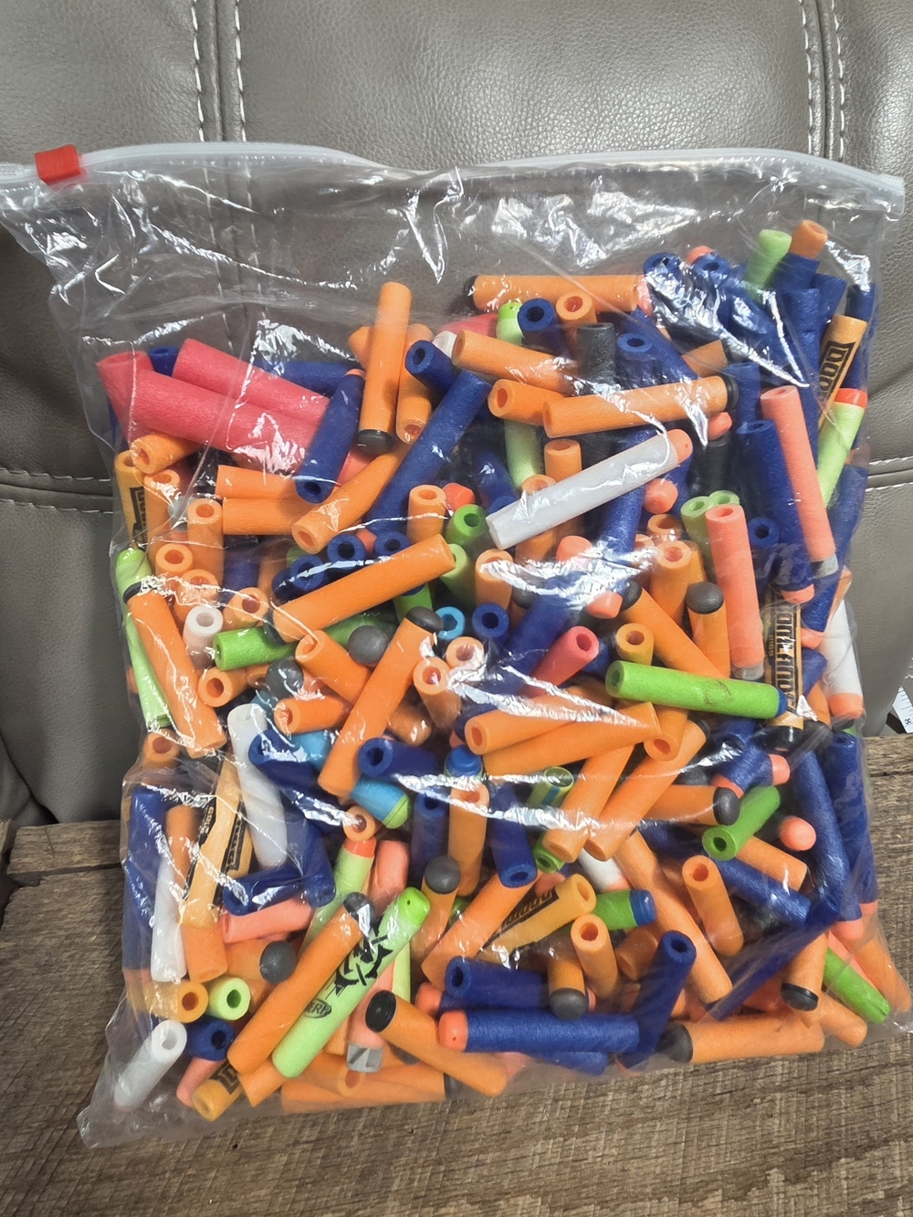 Kids Nerf Foam Dart Lot ~ Bag of Refill Darts - Mixed Colors ~ Bin 1E